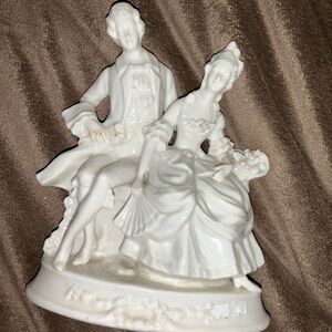 Elegant White Porcelain Figurine